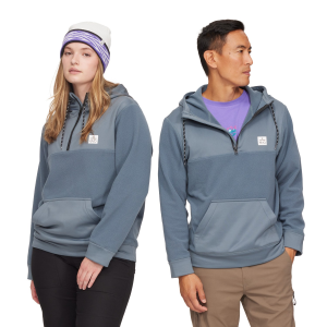 evo Fleece Hoodie Unisex 2023 in Gray size X-Small | Spandex/Polyester