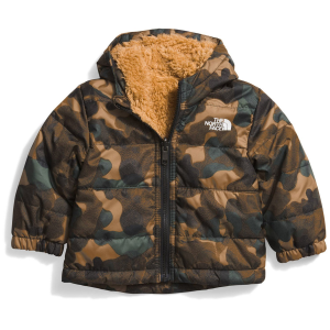 Kid's The North Face Reversible Mount Chimbo Full Zip Hooded Jacket Infants' 2024 in Brown size 0M-3M | Nylon/Polyester