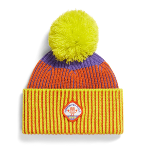 Kid's evo Sessel Polylana Pom Beanie Hat 2024 - OS in Purple | Elastane/Polyester