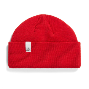 Kid's evo Freefall Polylana Beanie Hat 2024 - OS in Red | Polyester