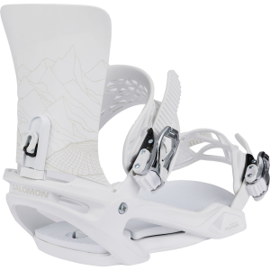 Women's Salomon Vendetta X Snowboard Bindings 2025 in White size Small | Aluminum