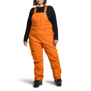 Women's The North Face Freedom Plus Bibs 2024 in Orange size 1X