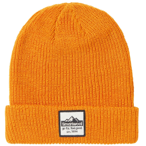 Smartwool Patch Beanie Hat 2025 in Orange | Wool/Polyester