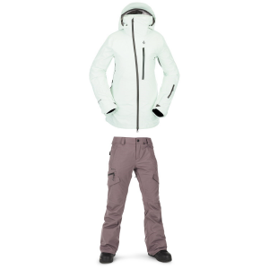 Women's Volcom NYA TDS INF GORE-TEX Jacket 2023 - X-Large Package (XL) + 2X-Large Shell in Green size X-Large/2X-Large