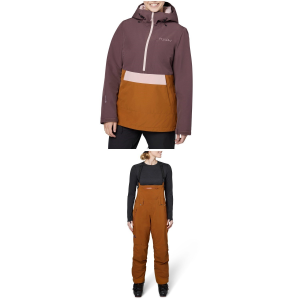 Women's Flylow Sarah Anorak Jacket 2024 - Small Purple Package (S) + X-Large Shell size S/Xl | Nylon/Polyester