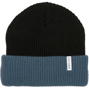 Kid's Autumn Blocked Beanie Hat 2024 in Gray
