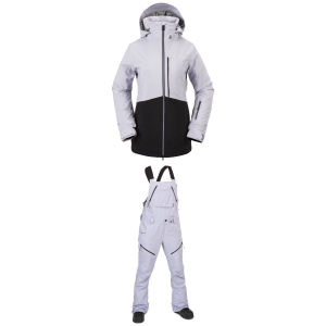 Women's Volcom 3D Stretch GORE-TEX Jacket 2024 - XS Package (XS) + X-Large Shell in Black size Xs/Xl | Lycra/Suede/Polyester