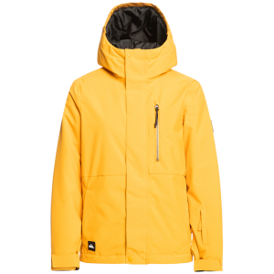 Kid's Quiksilver Mission Solid Jacket Boys' 2024 in Yellow | Polyester