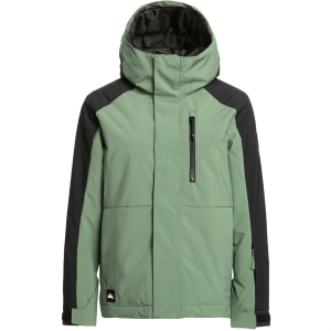 Kid's Quiksilver Mission Block Jacket Boys' 2024 in Green