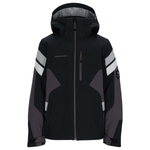 Kid's Obermeyer Mach 14 Jacket Boys' 2024 in Black size X-Small | Polyester