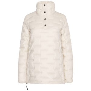 Women's Armada Sankaty Down Pullover Jacket 2025 in White size Medium | Nylon/Elastane