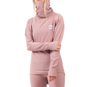 Women's Eivy Icecold Gaiter Rib Top 2025 Pink size X-Small | Spandex/Polyester