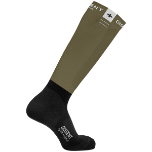 Dissent IQ Comfort Zero Cushion Socks 2025 in Green size Large | Spandex/Wool/Lycra