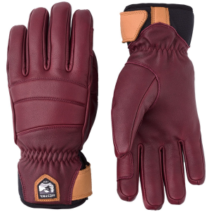 Women's Hestra Fall Line Gloves 2026 in Purple size 8 | Leather/Polyester/Neoprene