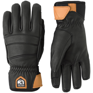 Women's Hestra Fall Line Gloves 2026 in Black size 9 | Leather/Polyester/Neoprene