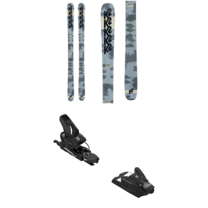 K2 Reckoner 92 Skis 2024 - 149 Package (149 cm) + 100 Adult Alpine Bindings in Black size 149/100