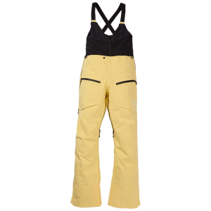 Women's Burton AK GORE-TEX Tusk Pro 3L Hi-Top Bibs 2024 in Yellow size X-Large