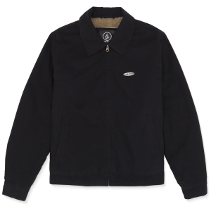 Volcom Voider Lined Jacket Men's 2024 in Black size Medium | Cotton/Polyester