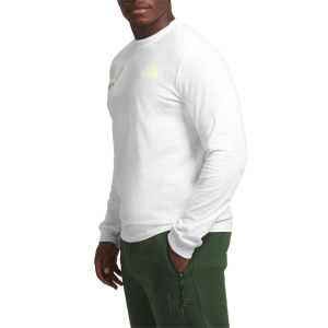 The North Face Long-Sleeve Brand Proud T-Shirt Men's 2023 in White size Medium | Cotton