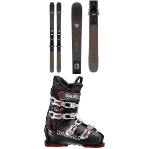 Rossignol Sender 90 Pro Skis + Xpress 10 Bindings 2024 - 130 Package (130 cm) + 30.5 M's Alpine Ski Boots in Black size 130/30.5