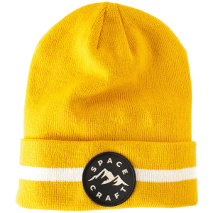 Spacecraft Solo Stripe Lotus Beanie Hat 2025 in Yellow | Acrylic