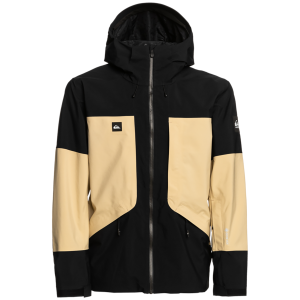 Quiksilver Forever Stretch GORE-TEX Jacket Men's 2024 in Khaki size Small | Polyester/Plastic