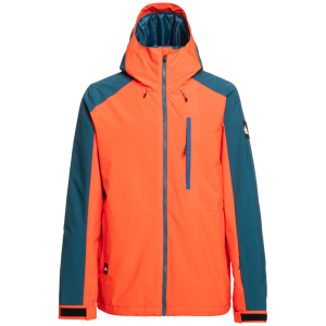 Quiksilver Mission Block Jacket Men's 2024 in Orange size Small | Polyester