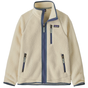Kid's Patagonia Retro Pile Fleece Jacket 2025 Khaki size Small | Polyester