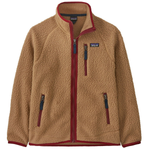 Kid's Patagonia Retro Pile Fleece Jacket 2024 in Brown size Medium | Polyester