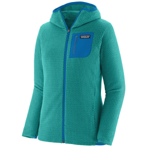 Women's Patagonia R1 Air Full Zip Hoodie 2024 - XXS in Blue size 2X-Small | Polyester
