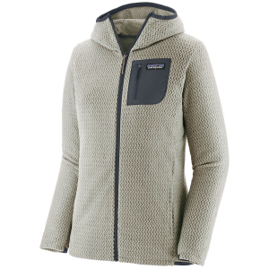 Women's Patagonia R1 Air Full Zip Hoodie 2025 in White size Small | Polyester