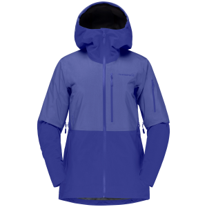Women's Norrona Lofoten GORE-TEX Jacket 2024 Purple in Blue size X-Small | Nylon