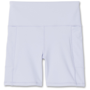 Women's Vuori Studio Pocket Shorts 2024 in Blue size Large | Elastane/Polyester