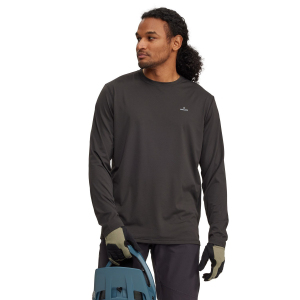 evo Lookout Long-Sleeve Bike Jersey 2024 in Black size Small | Polyester