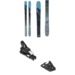 Nordica Enforcer 104 Unlimited Skis 2024 - 186 Package (186 cm) + 100 Adult Alpine Bindings in Black size 186/100 | Plastic