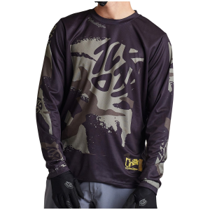 Troy Lee Designs Flowline Long Sleeve Jersey 2024 in Black size Small