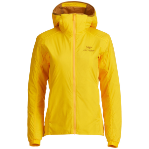 Women's Arc'teryx Atom Hoodie 2024 in Yellow size Large | Nylon/Polyester