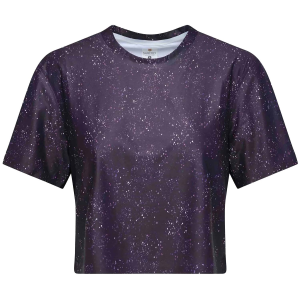 Women's Shredly Beyond Tech Boxy T-Shirt 2024 in Blue size Medium | Spandex/Polyester