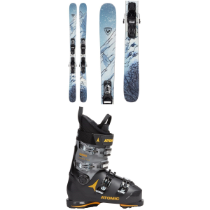 Rossignol Black Ops 92 Skis + Xpress 11 GW Bindings 2024 - 136 Package (136 cm) + 30.5 M's Alpine Ski Boots in Red size 136/30.5 | Aluminum