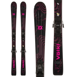 Kid's Volkl Flair Jr Skis + vMotion 4.5 Jr BindingsKids' 2025 in Black size 100