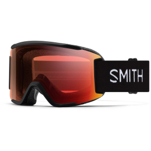 Women's Smith Squad S Low Bridge Fit Goggles 2025 in Black