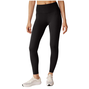 Women's Beyond Yoga Powerbeyond High Waisted Pocket Midi Legging 2024 in Black size Large | Elastane/Polyester