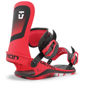 Union Ultra Snowboard Bindings 2025 in Red size Medium | Nylon