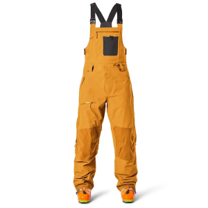 Flylow Baker Tall Bibs Men's 2024 in Yellow size X-Small | Polyester