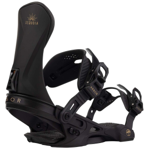 Women's Arbor Sequoia Snowboard Bindings 2026 in Black size Small | Aluminum/Plastic