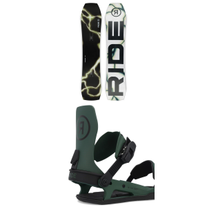 Ride Warpig Snowboard 2025 - 148 Package (148 cm) + M Mens in Black size 148/M | Nylon/Aluminum/Bamboo