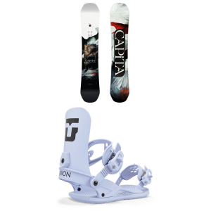 Women's CAPiTA Birds Of A Feather Snowboard 2025 - 148 Package (148 cm) + L Womens in Teal size 148/L | Aluminum