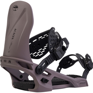 Women's Arbor Acacia Snowboard Bindings 2025 in Purple size Medium | Nylon
