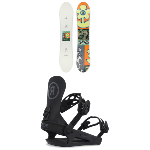 Women's Ride Saturday Snowboard 2025 - 154 Package (154 cm) + S Womens in Black size 154/S | Nylon/Aluminum