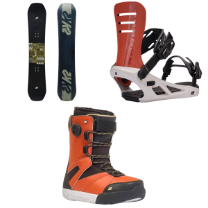 K2 After Snowboard 2025 - 159W Package (159W cm) + X-Large Mens in Black size 159W/Xl | Nylon/Neoprene/Bamboo
